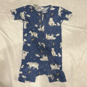 Gerber Short sleeve zipper pajamas